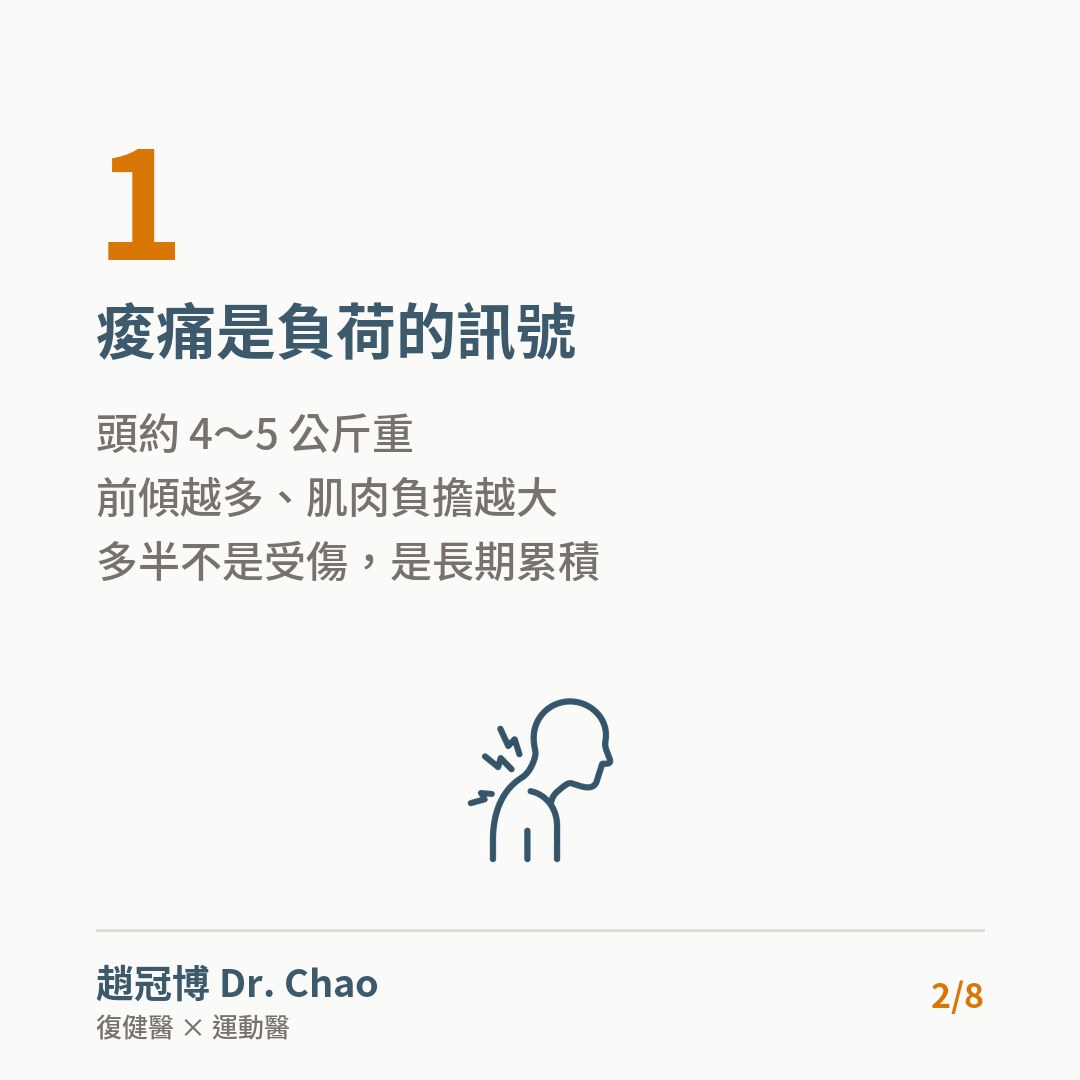 痠痛是負荷的訊號