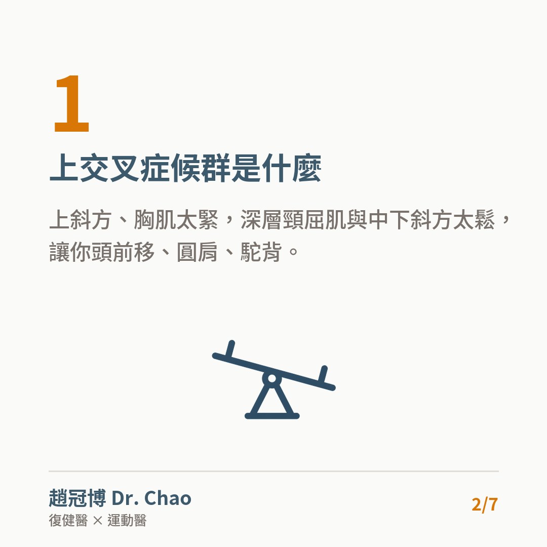 上交叉症候群是什麼